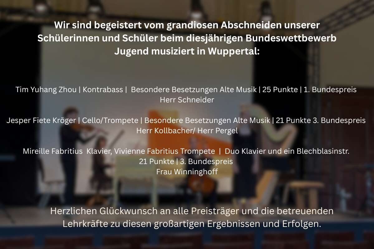 Jugend musiziert 2025